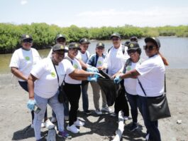 Colaboradores de Coopnama realizan jornada de limpieza en beneficio del medio ambiente